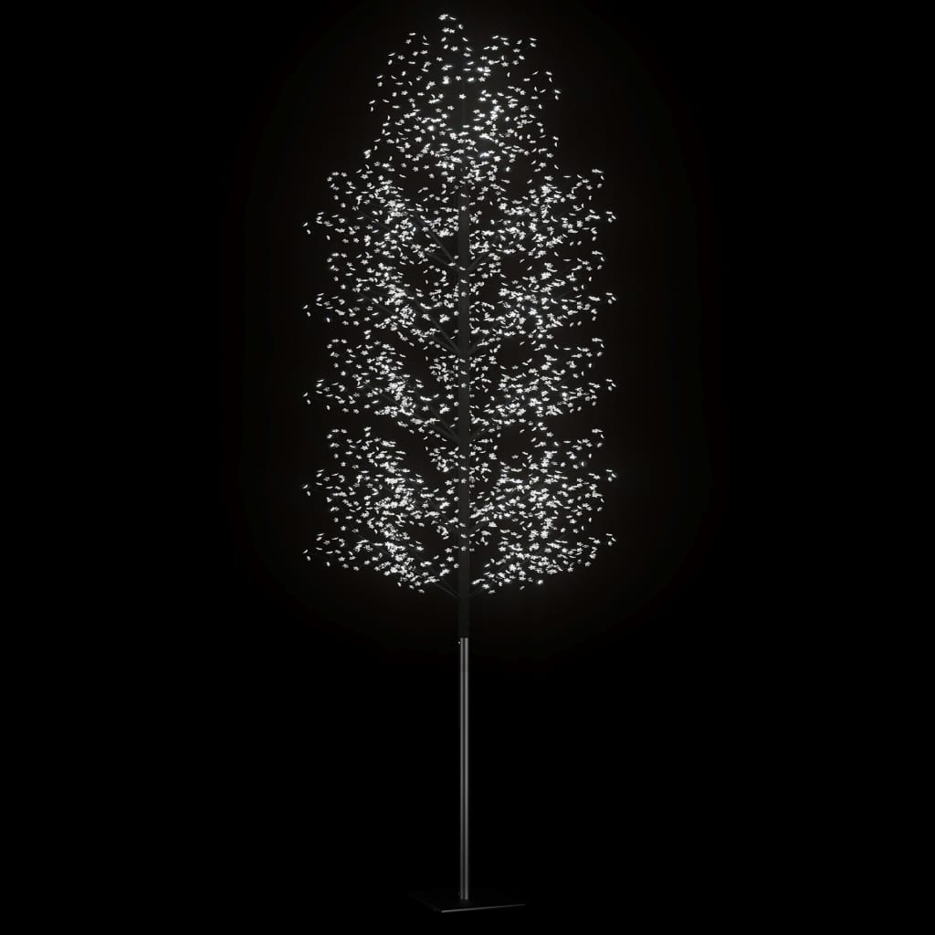 vidaXL Χριστουγεννιάτικο Δέντρο Κερασιά 2000 LED Ψυχρό Λευκό Φως 500εκ
