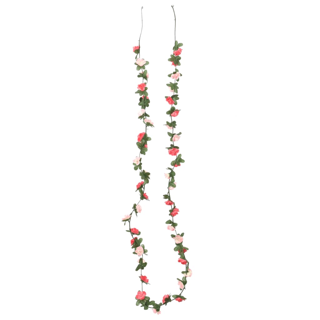 vidaXL Γιρλάντες Λουλουδιών Τεχνητές 6 Τεμ Spring Rose 250 εκ.