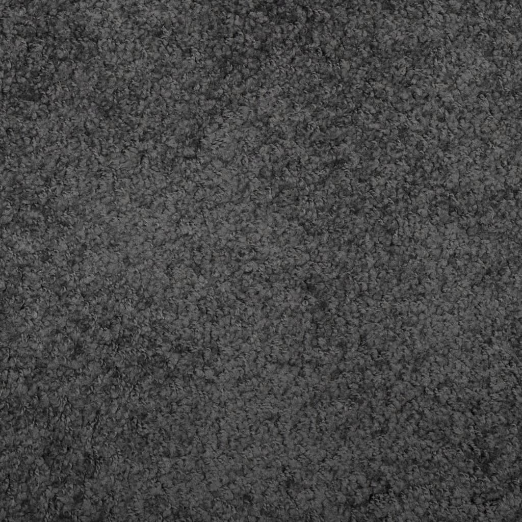 vidaXL Χαλί Shaggy PAMPLONA με Ψηλό Πέλος Μοντέρνο Ανθρακί 60x110 εκ.