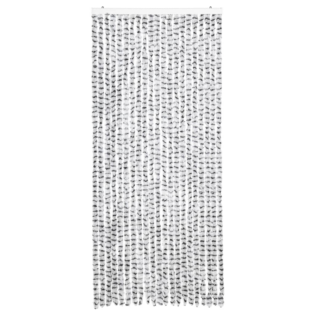 vidaXL Σήτα Εντόμων Ανοιχτό Γκρι / Σκούρο Γκρι 90 x 200 εκ. από Σενίλ