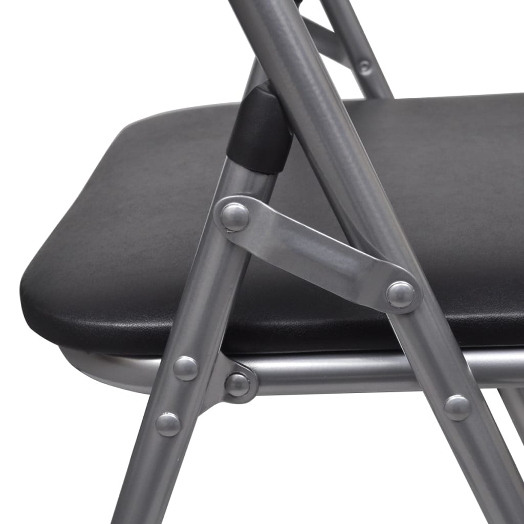 vidaXL Καρέκλες Πτυσσόμενες 6 τεμ. από Συνθετικό Δέρμα
