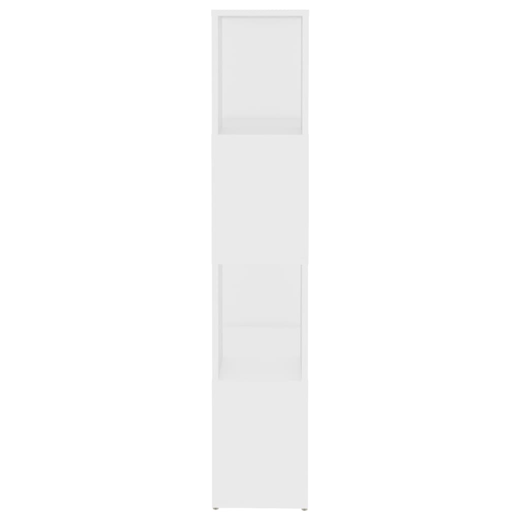 vidaXL Βιβλιοθήκη/Διαχωριστικό Χώρου Λευκό 60x24x124,5 εκ. Μοριοσανίδα