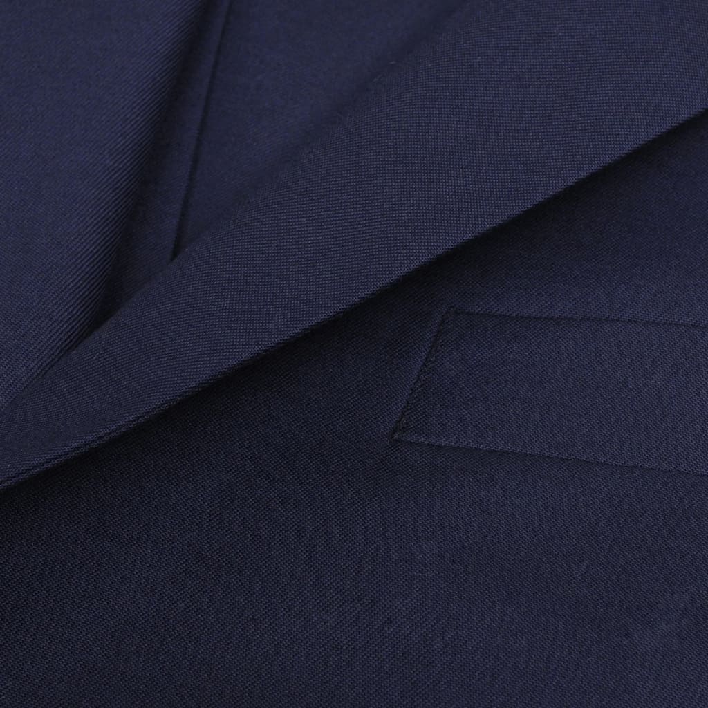 Κοστούμι Ανδρικό Επαγγελματικό Τριών Τεμαχίων Ναυτικό Μπλε Μέγεθος 54