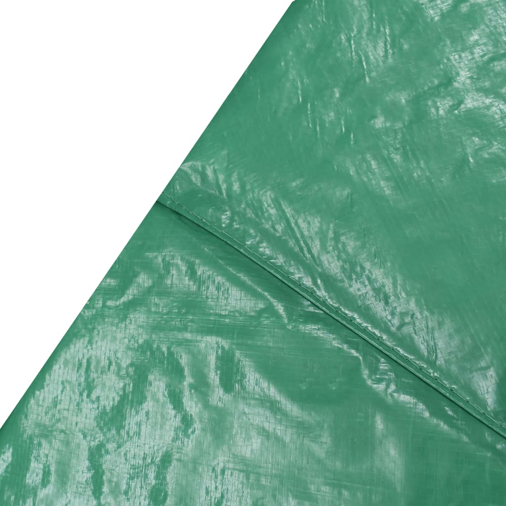 vidaXL Μαξιλάρι Προστατευτικό Τραμπολίνου 3,66 μ Πράσινο Πολυαιθυλένιο