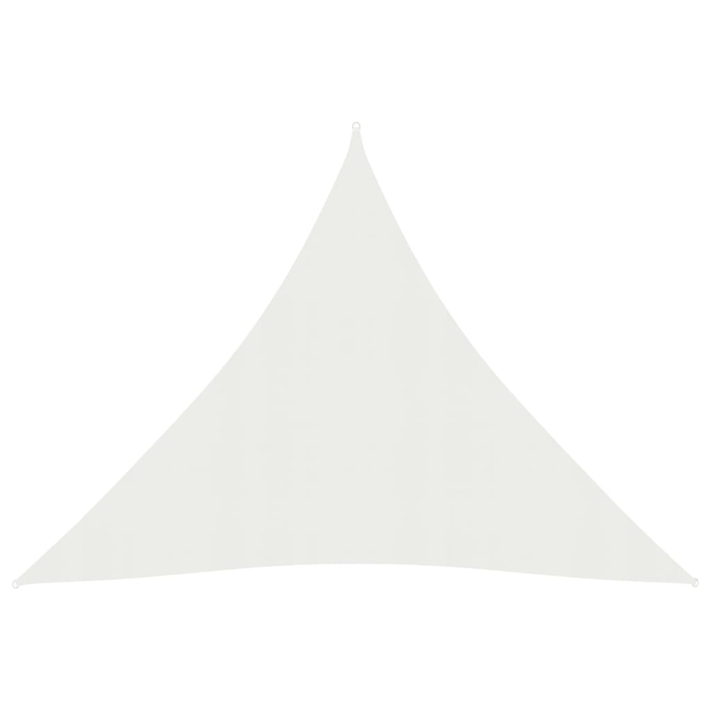 vidaXL Πανί Σκίασης Λευκό 3 x 3 x 3 μ. από HDPE 160 γρ/μ²