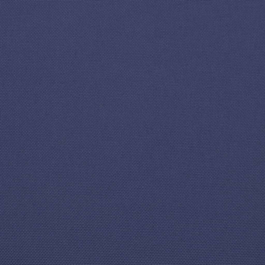 vidaXL Μαξιλάρι Παλέτας Ναυτικό Μπλε 60 x 61,5 x 10 εκ. Υφασμάτινο