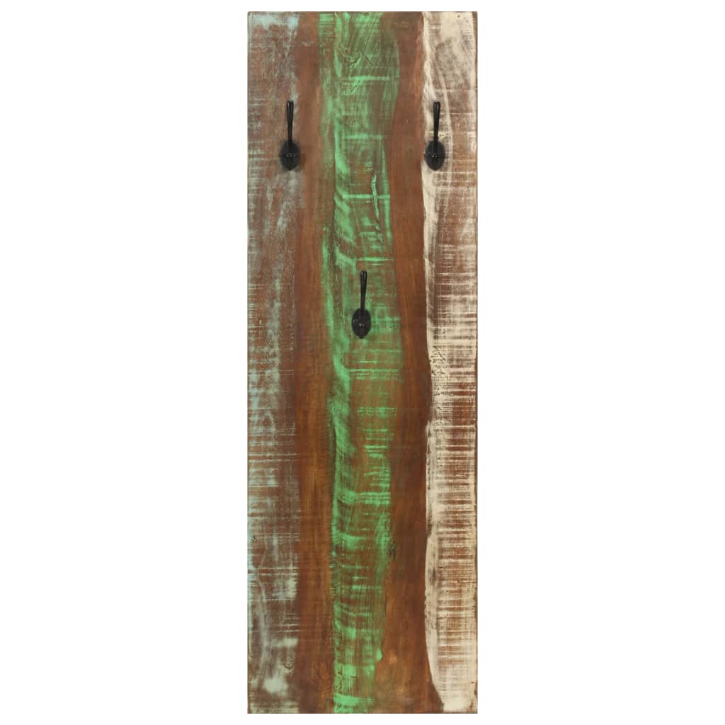 vidaXL Κρεμάστρες Τοίχου 2 τεμ 36x3x110 εκ από Μασίφ Ανακυκλωμένο Ξύλο