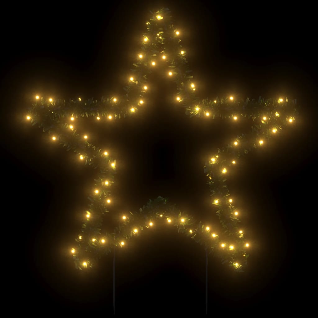 vidaXL Φως Χριστουγεννιάτικο Διακοσμητικό Ακίδες Αστέρι 80 LED 60 εκ.