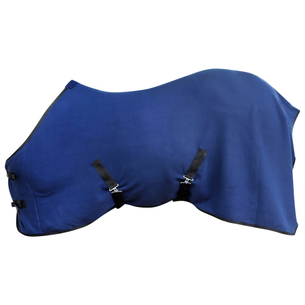 Κουβέρτα Αλόγου με Ιμάντες Μπλε 125 εκ. από Fleece
