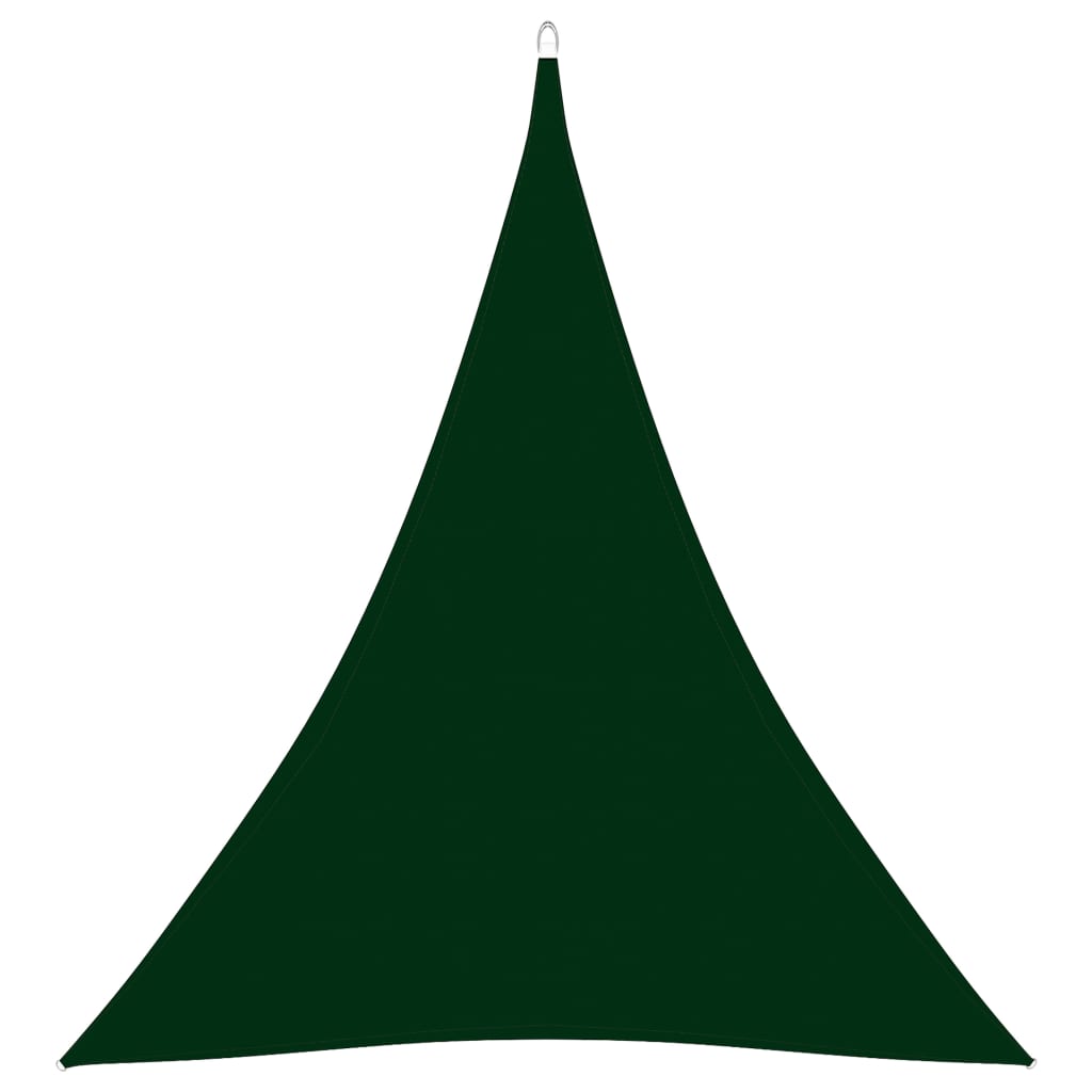 vidaXL Πανί Σκίασης Τρίγωνο Σκ. Πράσινο 4 x 5 x 5 μ. από Ύφασμα Oxford