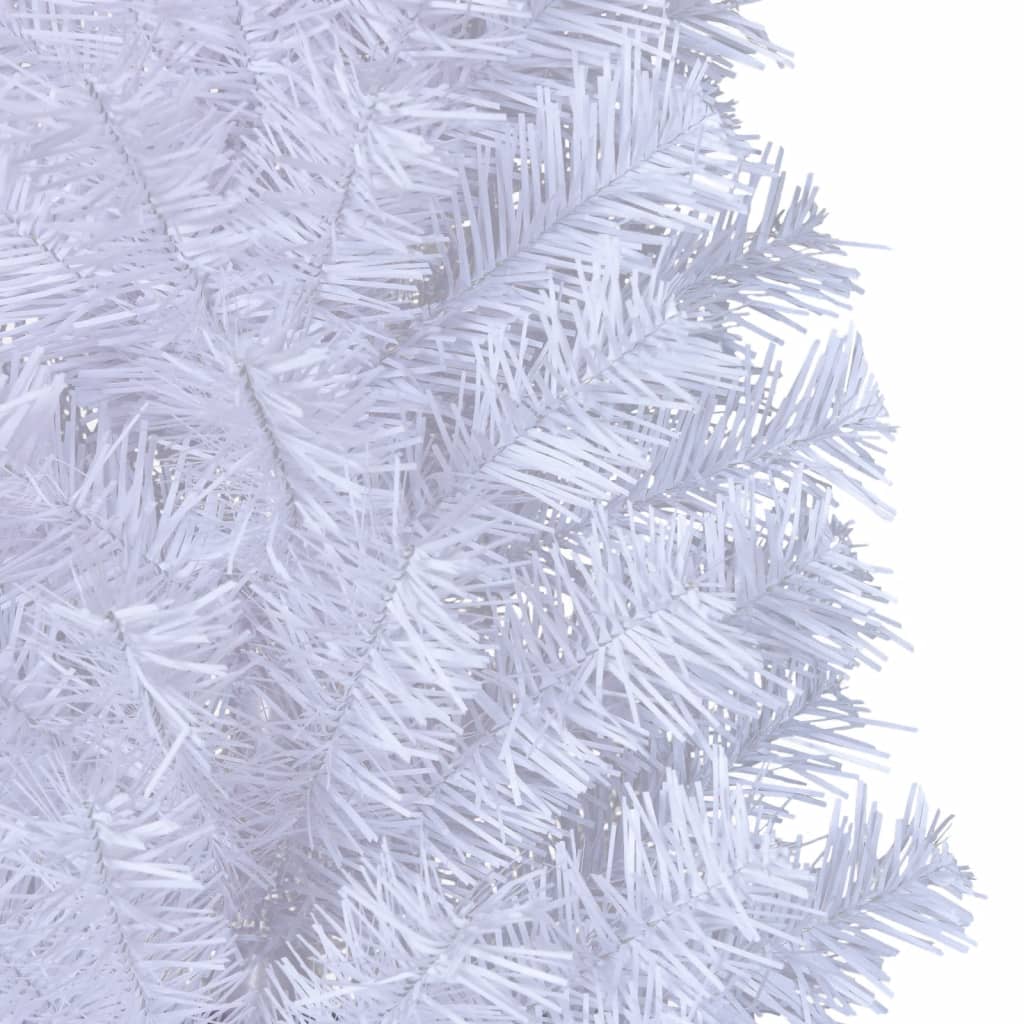 vidaXL Χριστουγεννιάτικο Δέντρο με Πλούσια Κλαδιά Άσπρο 120 εκ. PVC