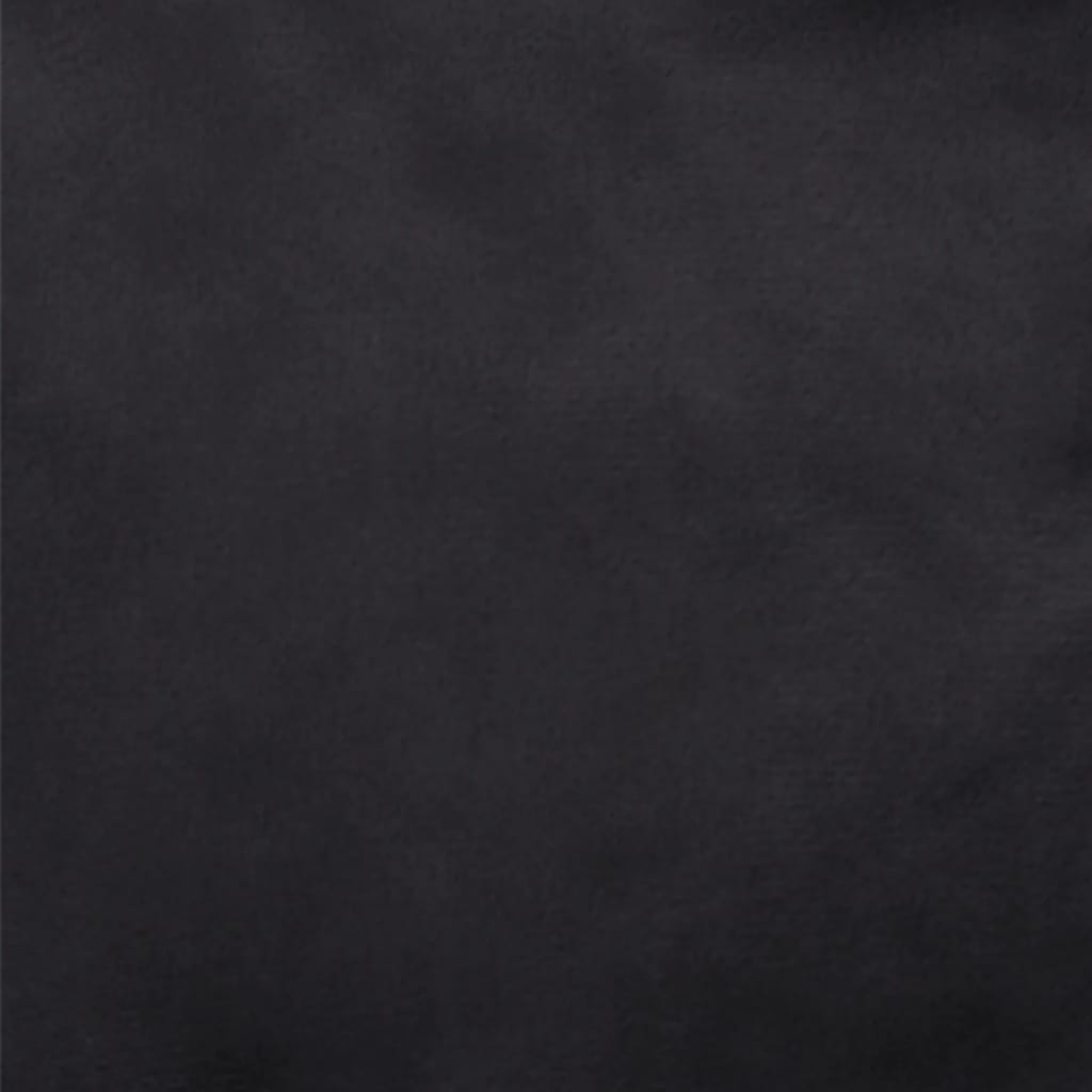 vidaXL Κρεβάτι Σκύλου Μαύρο 79 x 70 x 19 εκ. Βελουτέ/Συνθετικό Δέρμα