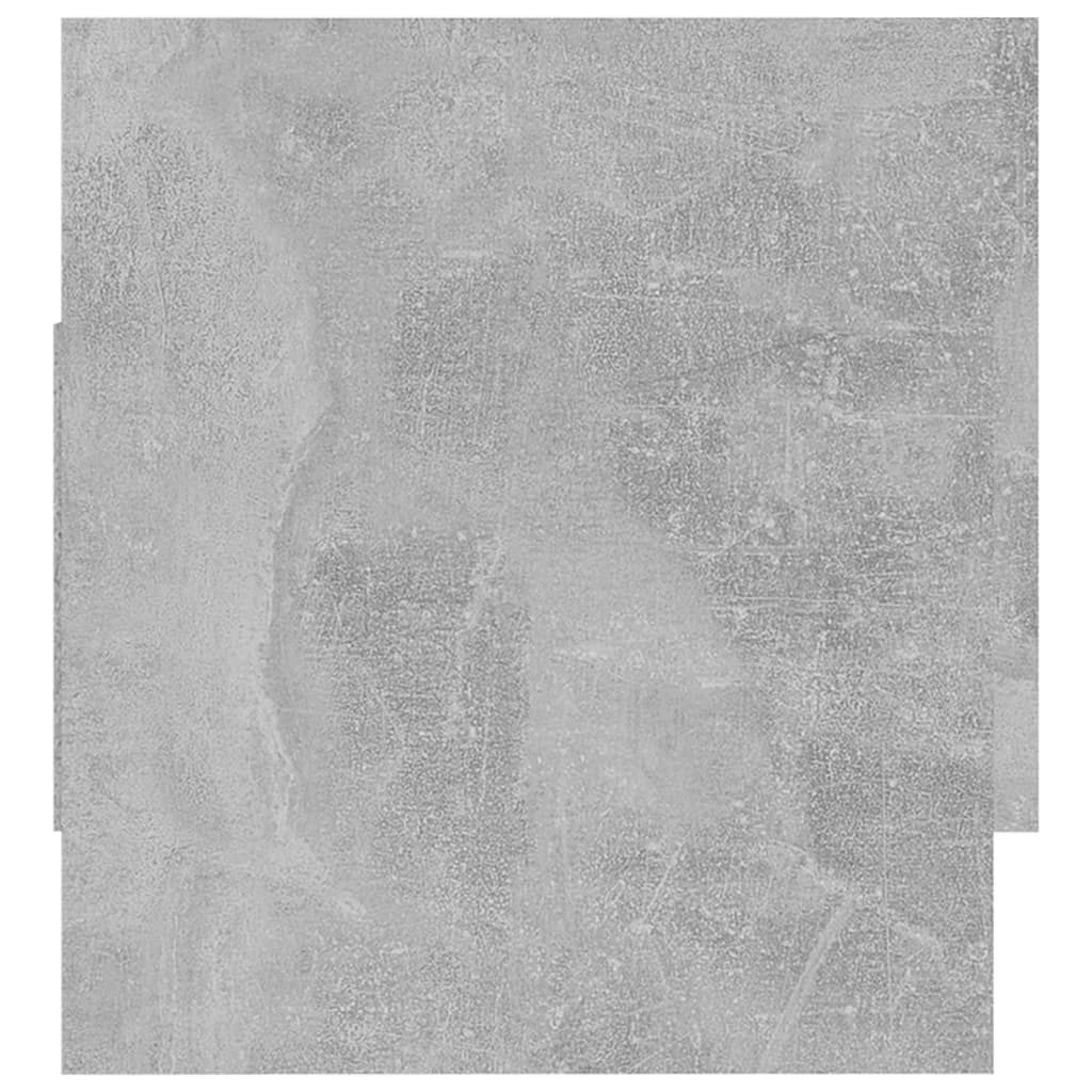 vidaXL Ντουλάπα Γκρι Σκυροδέματος 70 x 32,5 x 35 εκ. από Μοριοσανίδα