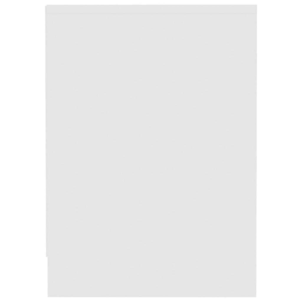 vidaXL Έπιπλο Τηλεόρασης Γυαλ. Λευκό 102x37,5x52,5 εκ. από Μοριοσανίδα