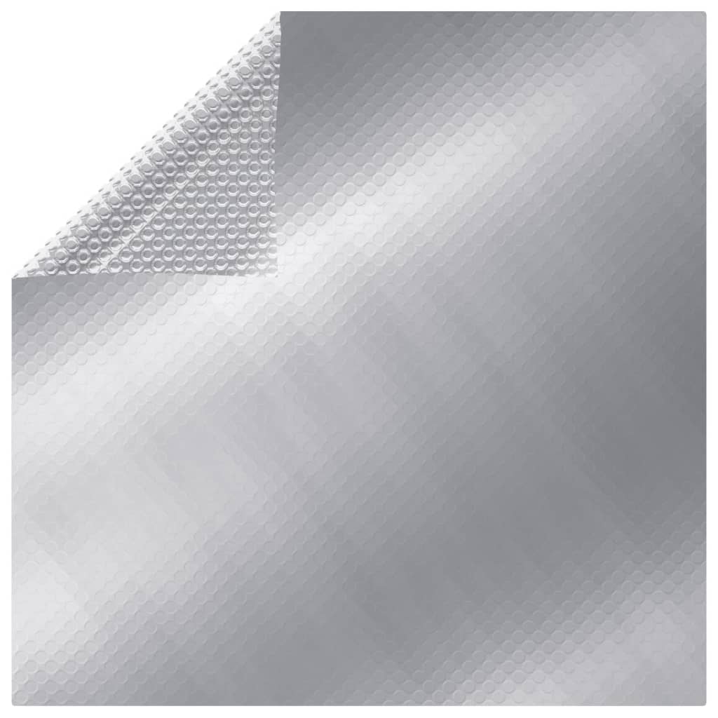 vidaXL Κάλυμμα Πισίνας Ασημί 450 x 220 εκ. από Πολυαιθυλένιο