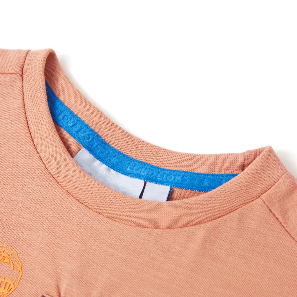 Μπλουζάκι Παιδικό Κοντομάνικο Ανοιχτό Πορτοκαλί 92