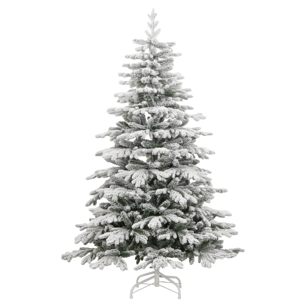 vidaXL Χριστουγεν. Δέντρο Τεχνητό Αρθρωτό με 300 LED και Χιόνι 210 εκ.