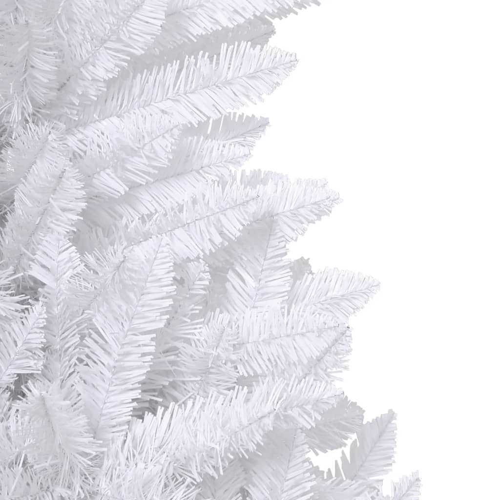 vidaXL Χριστουγεννιάτικο Δέντρο Τεχνητό Αρθρωτό Με Βάση Λευκό 120 εκ.