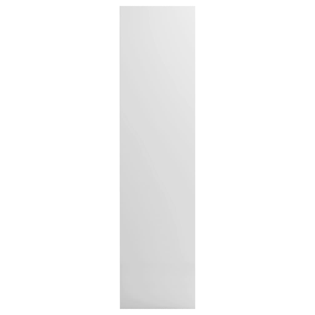 vidaXL Ντουλάπα Γυαλιστερό Λευκό 50 x 50 x 200 εκ. από Μοριοσανίδα