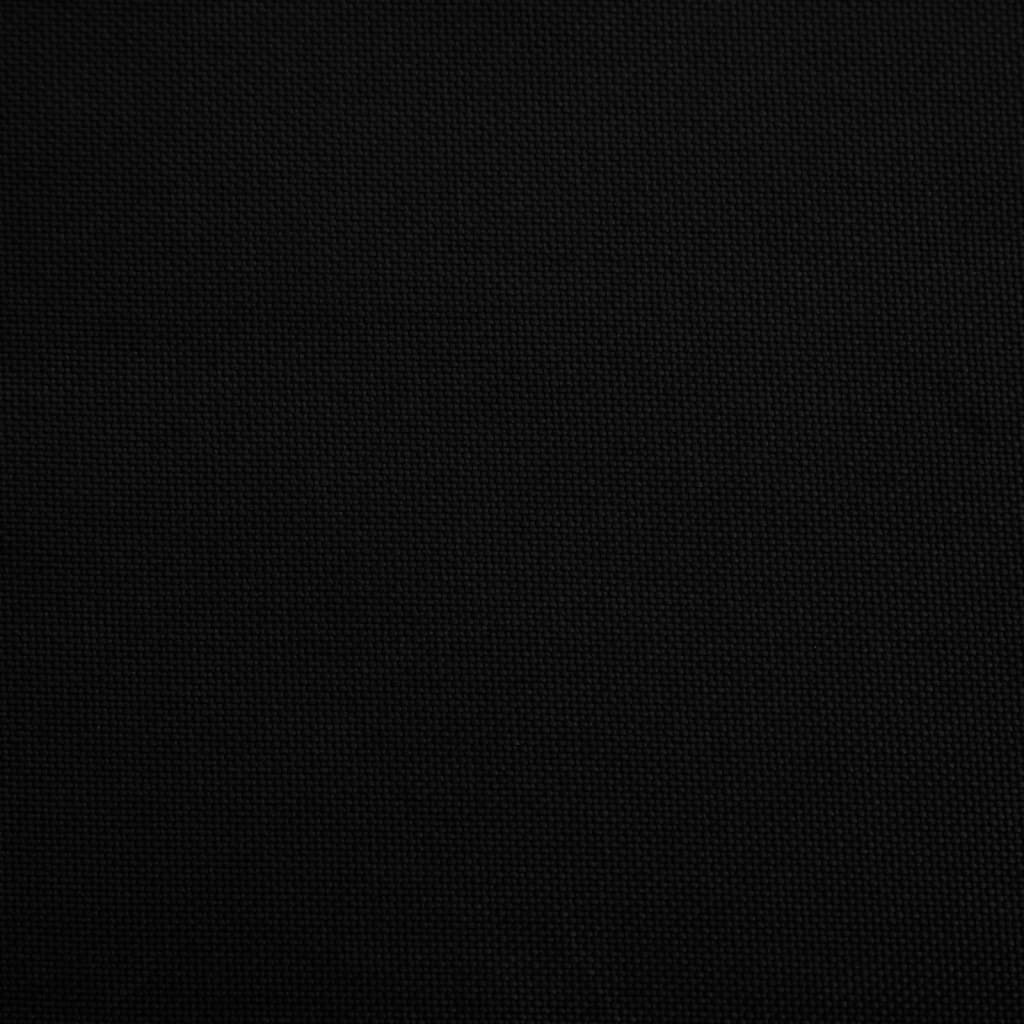 vidaXL Καρότσι Σκύλου Πτυσσόμενο Μαύρο 100 x 49 x 96 εκ. Λινό Ύφασμα