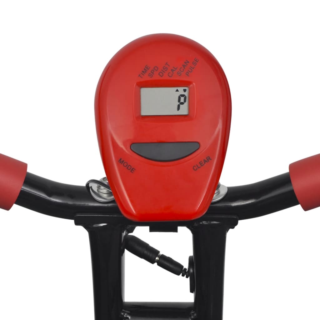 vidaXL Ποδήλατο Γυμναστικής Μαγνητικό Πτυσσόμενο 2,5 κ. με Βολάν