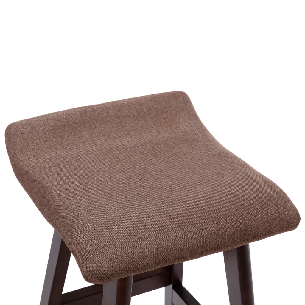 vidaXL Καρέκλες Μπαρ 2 τεμ. Χρώμα Taupe Υφασμάτινες