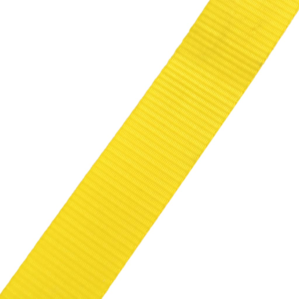vidaXL Slackline - Ιμάντας Ισορροπίας Κίτρινος 15 μ. x 50 χιλ. / 150 κ.