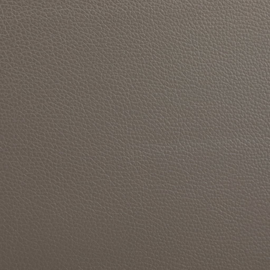 vidaXL Πλαίσιο Κρεβατιού Γκρι/Λευκό 90 x 200 εκ. από Συνθετικό Δέρμα