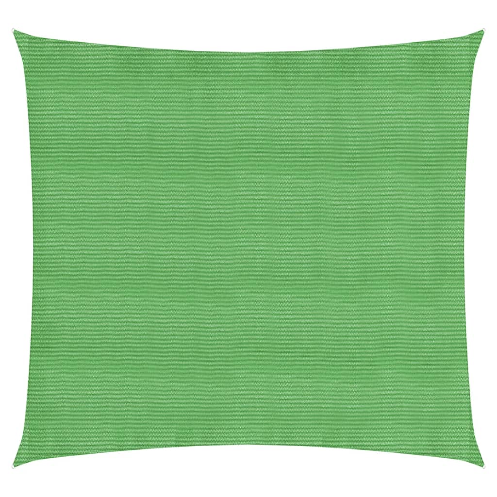 vidaXL Πανί Σκίασης Ανοιχτό Πράσινο 4,5 x 4,5 μ. από HDPE 160 γρ./μ²