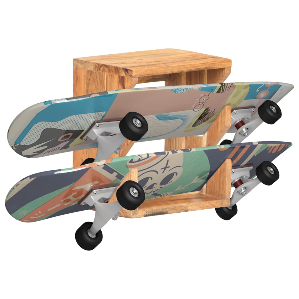 vidaXL Βάση για Skateboard Επιτοίχια 25x20x30 εκ. Μασίφ Ξύλο Ακακίας