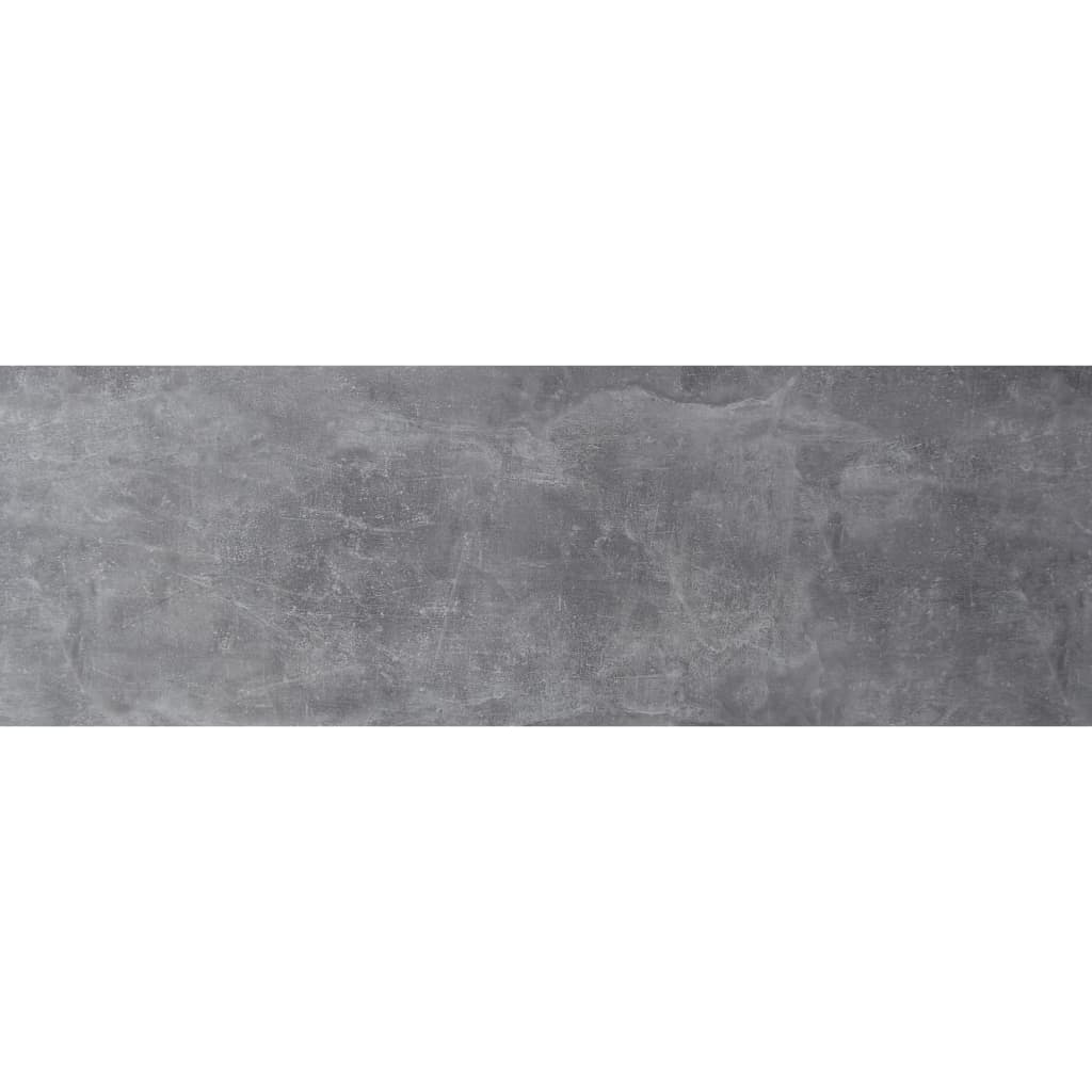 FMD Τραπεζάκι Σαλονιού Φορητό Γκρι/Γυαλιστερό Λευκό 70 x 70 x 35,5 εκ.