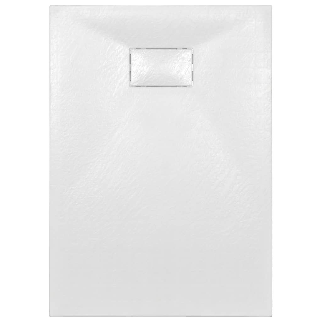 vidaXL Βάση Ντουζιέρας Λευκή 100 x 70 εκ. από SMC