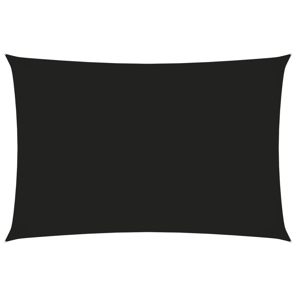 vidaXL Πανί Σκίασης Ορθογώνιο Μαύρο 2 x 4,5 μ. από Ύφασμα Oxford