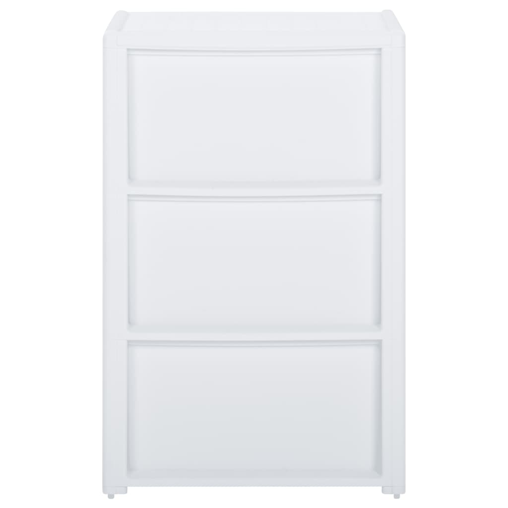 vidaXL Συρταριέρα με 3 Συρτάρια Λευκή 40 x 40 x 60 εκ.