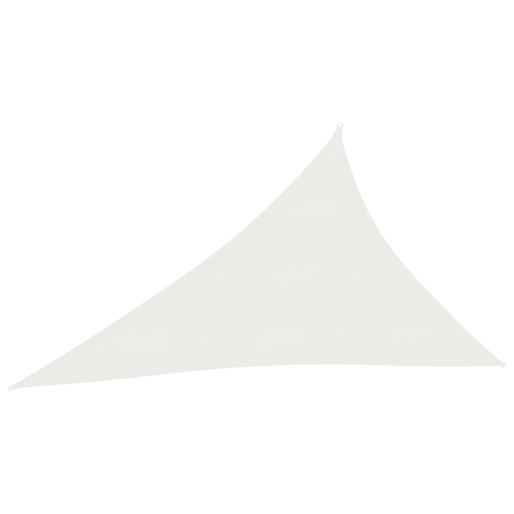vidaXL Πανί Σκίασης Λευκό 4 x 5 x 6,8 μ. από HDPE 160 γρ./μ²