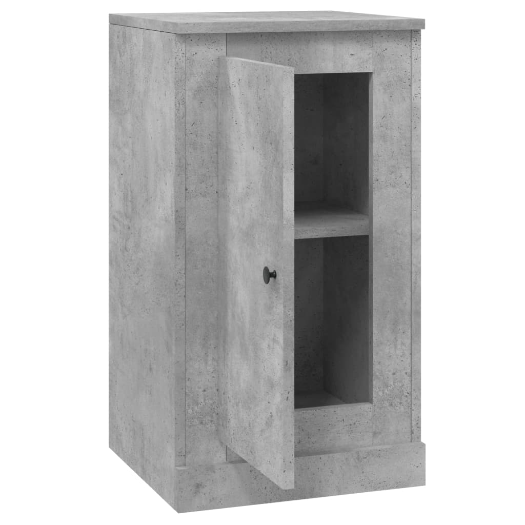vidaXL Ντουλάπια 2 τεμ. Γκρι Σκυροδέματος 37,5x35,5x67,5 εκ. Επ. Ξύλο