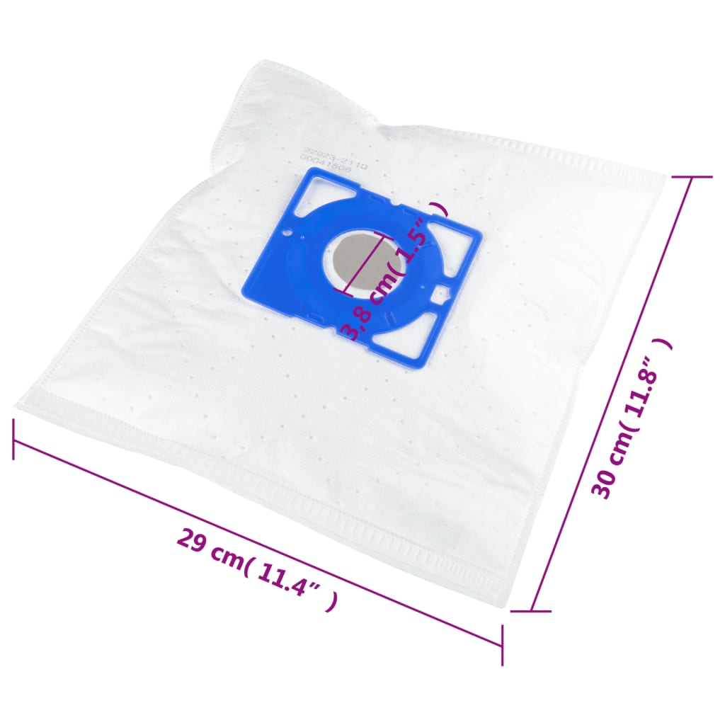 vidaXL Σακούλες Ηλεκτρικής Σκούπας για Uni bag 20