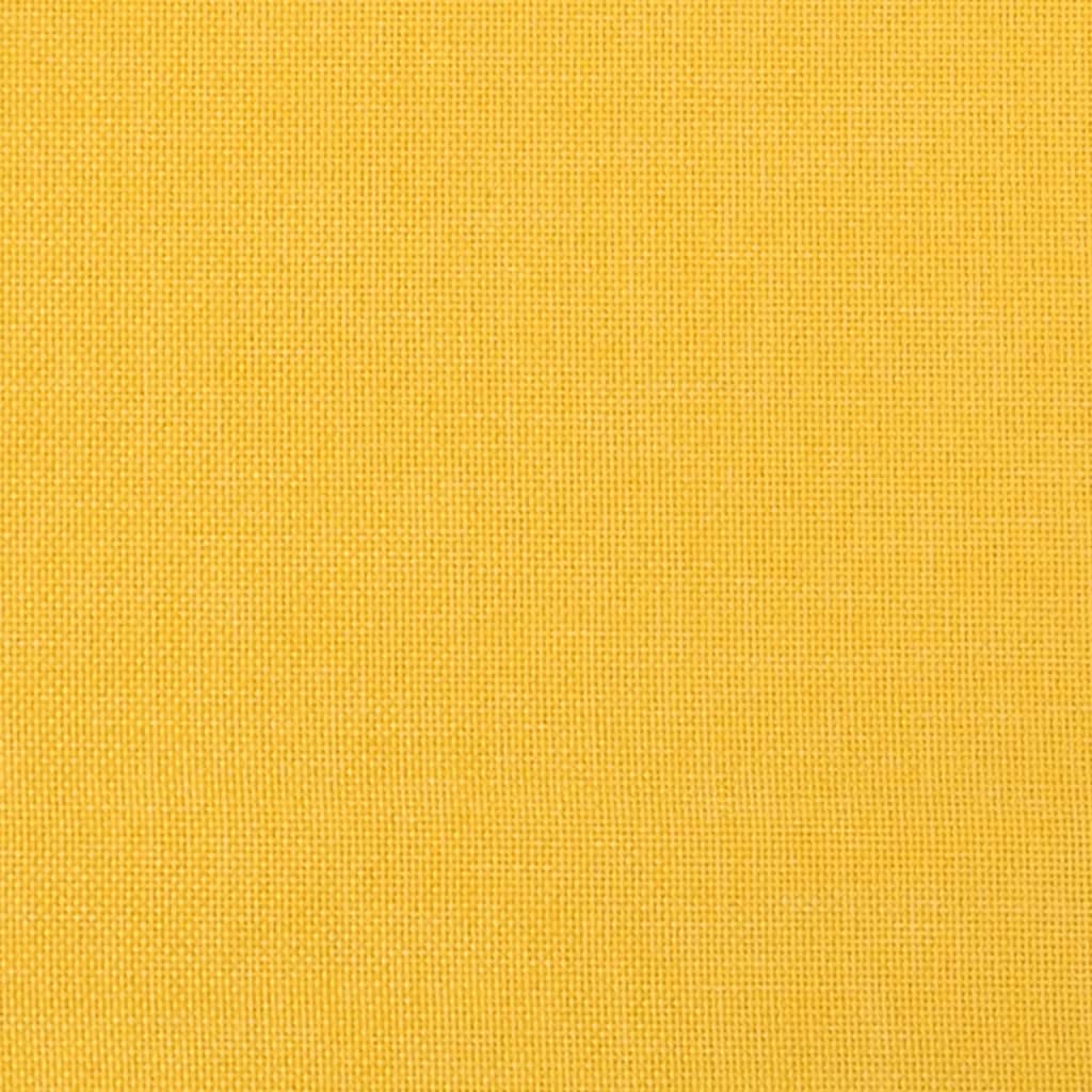 vidaXL Υποπόδιο Κίτρινο 78 x 56 x 32 εκ. Υφασμάτινο