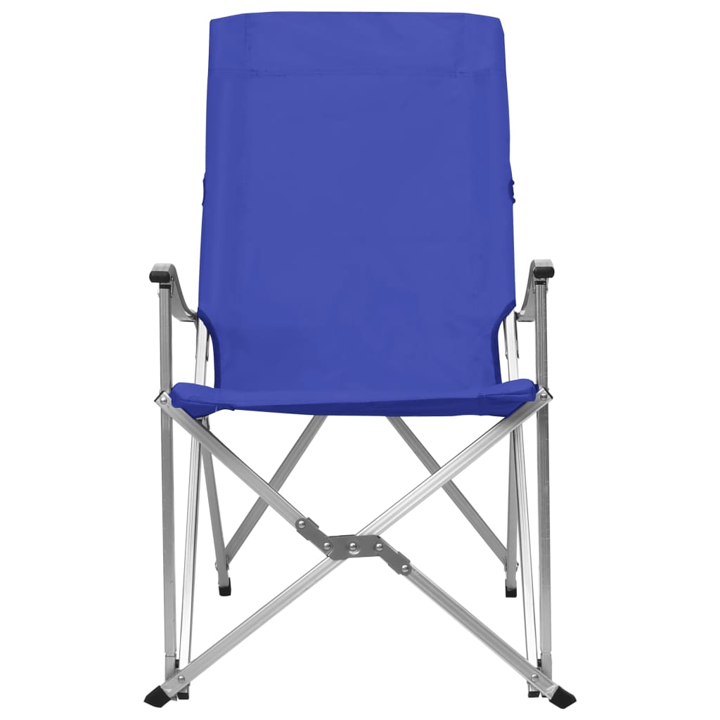 vidaXL Καρέκλες Camping Πτυσσόμενες 2 τεμ. Μπλε