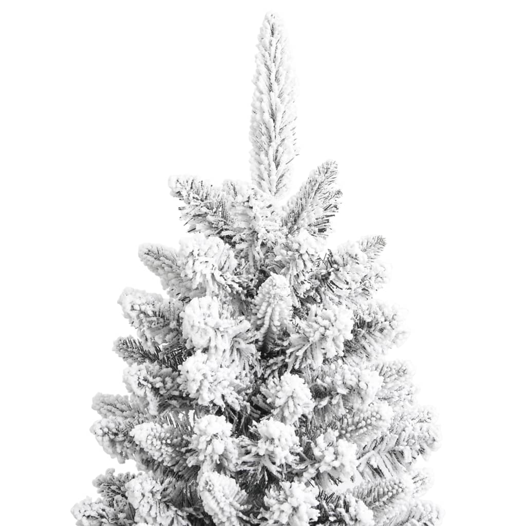 vidaXL Χριστουγεννιάτικο Δέντρο Τεχνητό με Χιόνι 120 εκ. PVC & PE