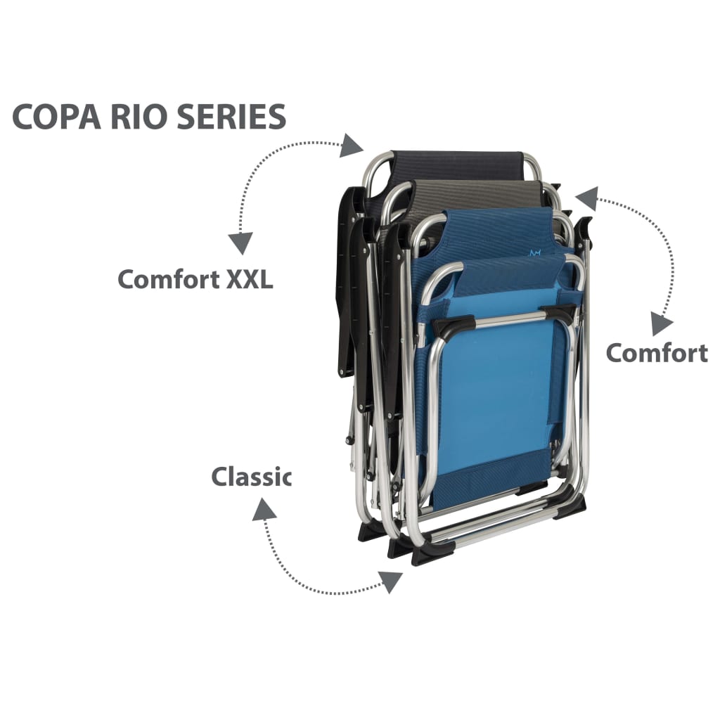 Bo-Camp Καρέκλα Κάμπινγκ Πτυσσόμενη Copa Rio Classic Γραφίτης