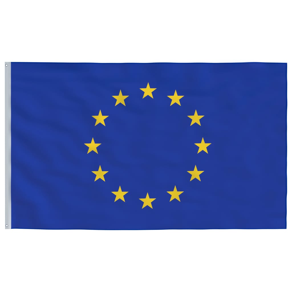 vidaXL Ευρωπαϊκή Σημαία και Ιστός 6,23 μ. από Αλουμίνιο