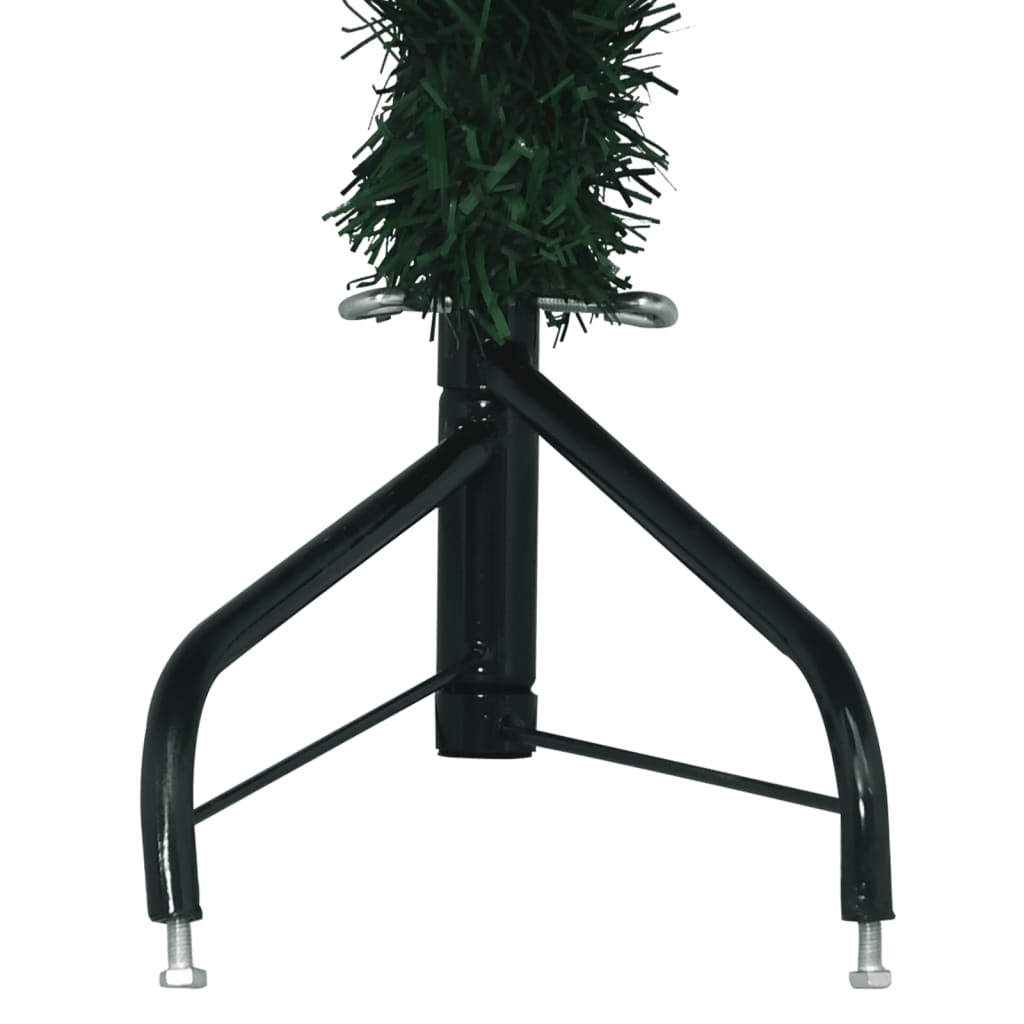 vidaXL Χριστουγεννιάτικο Δέντρο Τεχνητό Γωνιακό Πράσινο 240 εκ από PVC