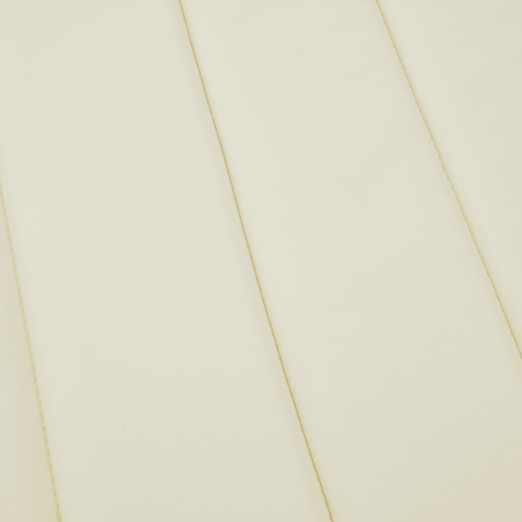 vidaXL Μαξιλάρι Ξαπλώστρας Κρεμ 200 x 50 x 3 εκ. από Ύφασμα Oxford
