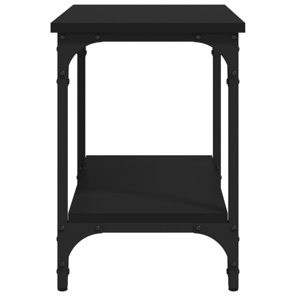 vidaXL Βοηθητικό Τραπέζι Μαύρο 40 x 30 x 42 εκ. από Επεξεργασμένο Ξύλο