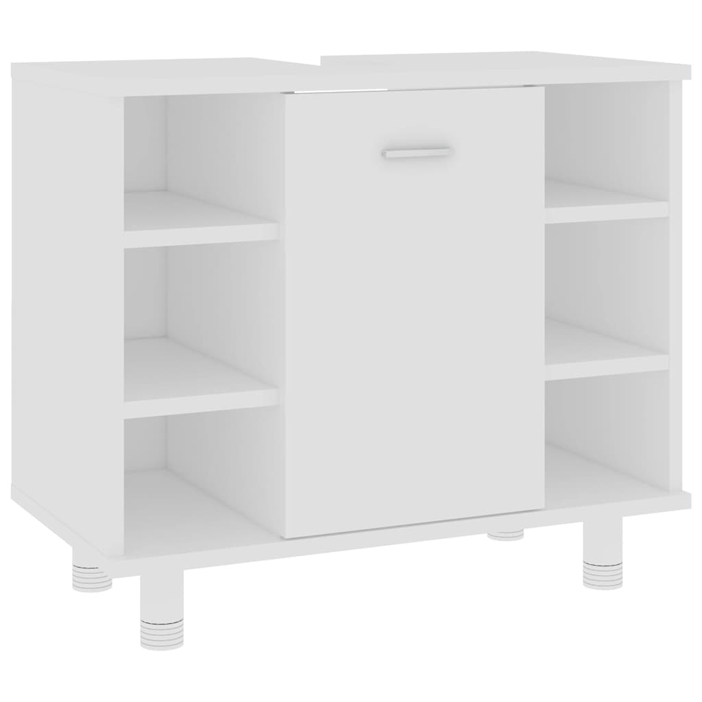 vidaXL Ντουλάπι Νιπτήρα Λευκό 60 x 32 x 53,5 εκ. Μοριοσανίδα