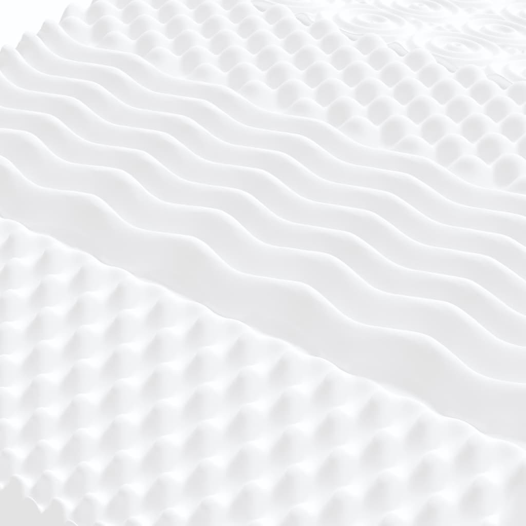 vidaXL Καναπές Κρεβάτι Συρόμενος Λευκός 90x200 εκ Συνθ. Δέρμα/Στρώματα