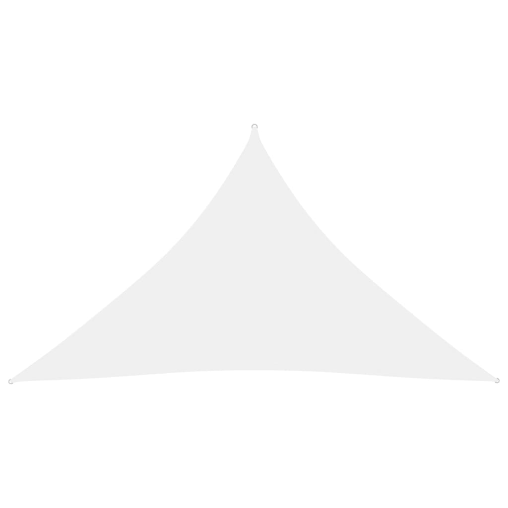 vidaXL Πανί Σκίασης Τρίγωνο Λευκό 2,5 x 2,5 x 3,5 μ. από Ύφασμα Oxford