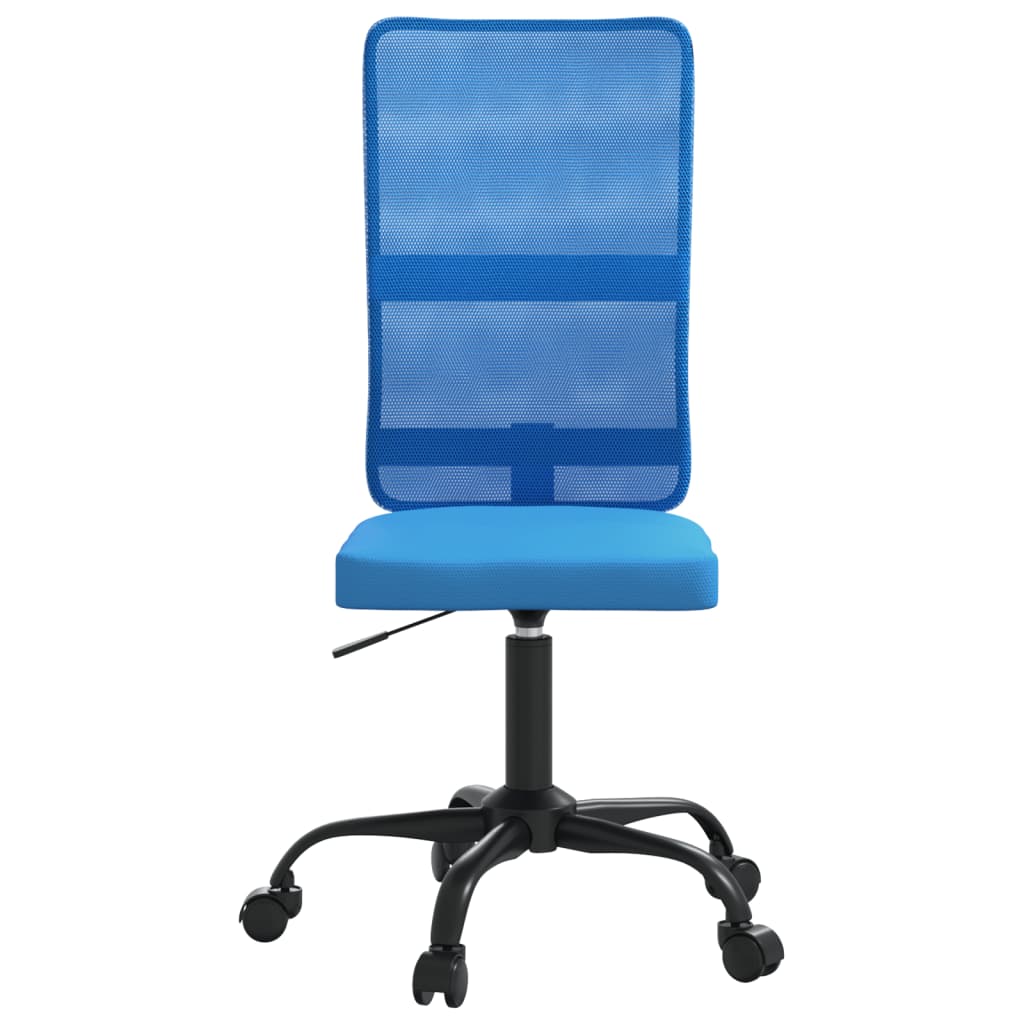 vidaXL Καρέκλα Γραφείου Ρυθμιζόμενο Ύψος Μπλε από Διχτυωτό Ύφασμα