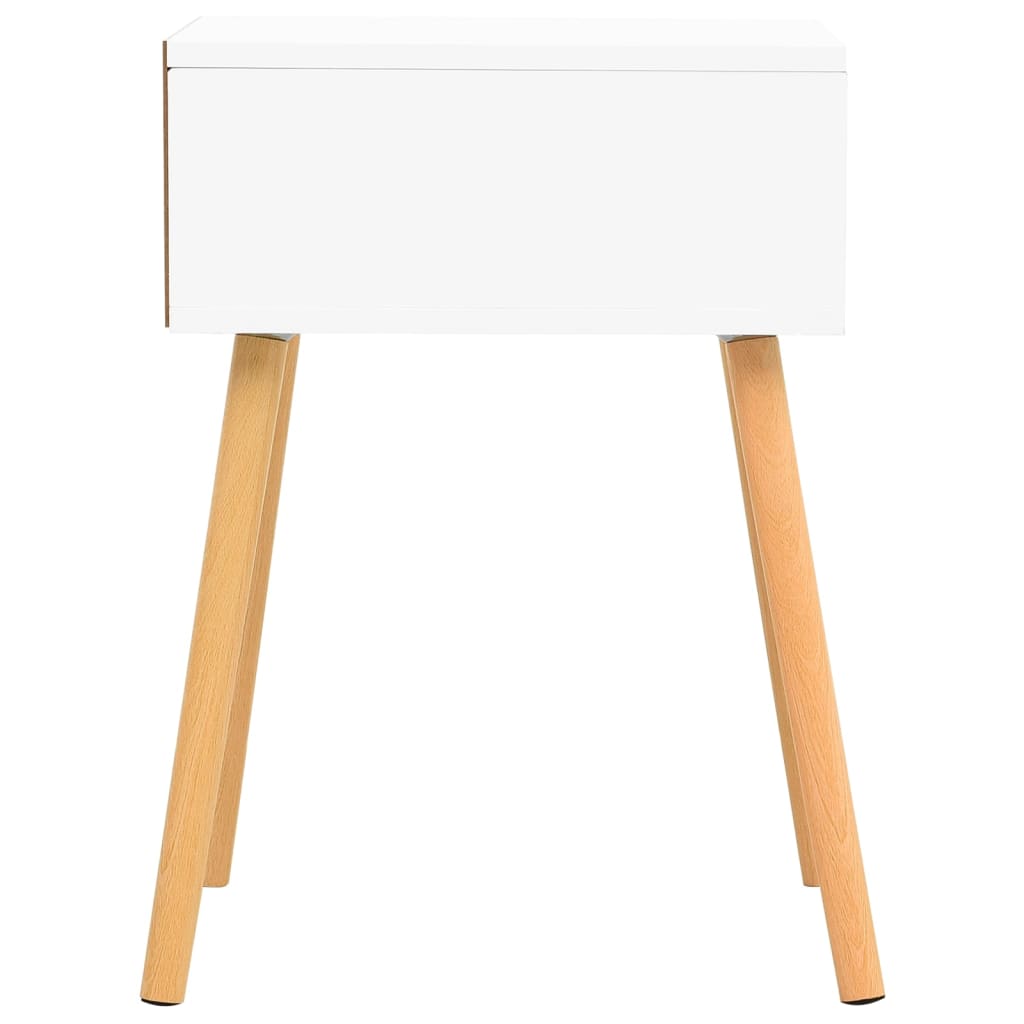 vidaXL Κομοδίνο Λευκό / Sonoma Δρυς 40 x 40 x 56 εκ. από Μοριοσανίδα